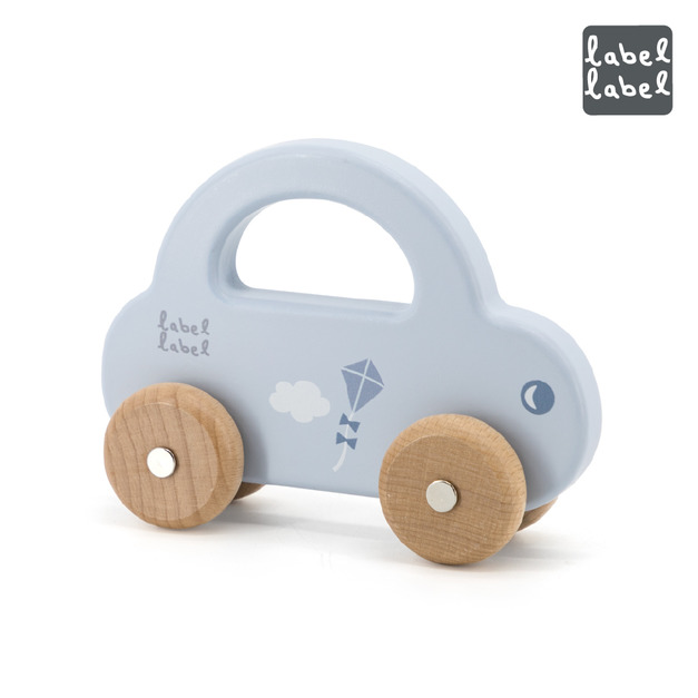 【Label Label】木質提把小車-天空藍