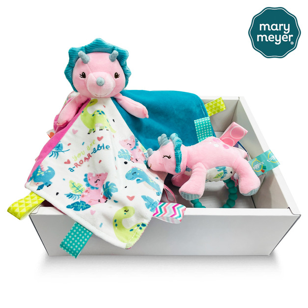 【MaryMeyer】跳跳角角龍經典禮盒（手搖鈴＋安撫巾）