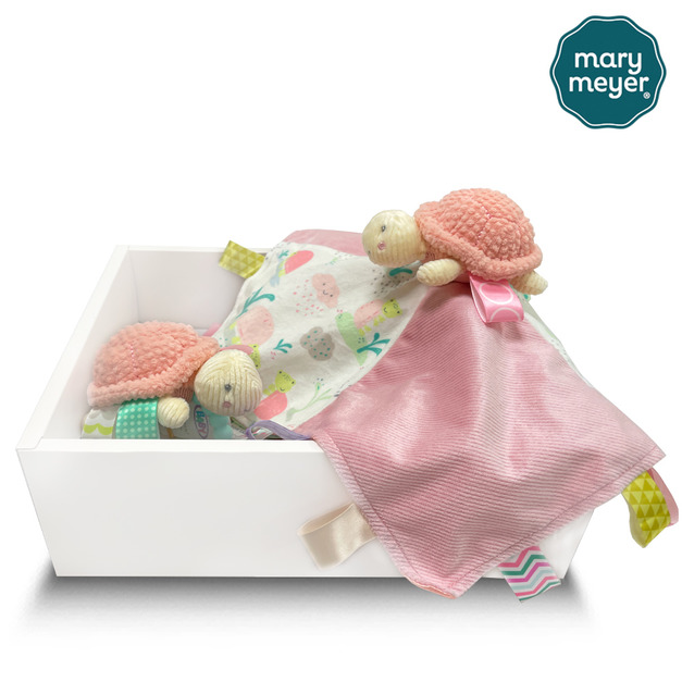 『新品現貨』【MaryMeyer】甜美緹比龜經典禮盒(標籤手搖鈴+標籤親膚安撫巾)