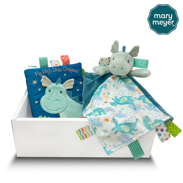 『現貨限量-下單前可先詢問是否有貨』『新品現貨』【MaryMeyer】小飛龍入門經典禮盒(標籤親膚安撫巾+標籤布書)