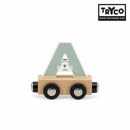 【Tryco】木製字母火車-字母A(單入)