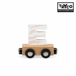 【Tryco】木製字母火車-字母E(單入)