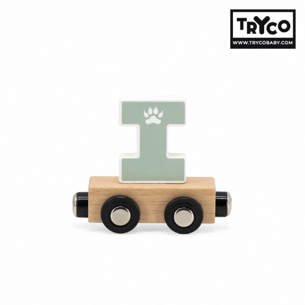 【Tryco】木製字母火車-字母I(單入)