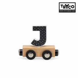 【Tryco】木製字母火車-字母J(單入)