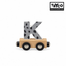 【Tryco】木製字母火車-字母K(單入)