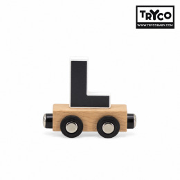 【Tryco】木製字母火車-字母L(單入)