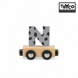【Tryco】木製字母火車-字母N(單入)