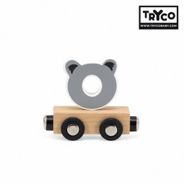 【Tryco】木製字母火車-字母O(單入)