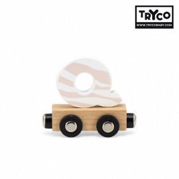 【Tryco】木製字母火車-字母Q(單入)
