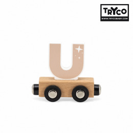 【Tryco】木製字母火車-字母U(單入)