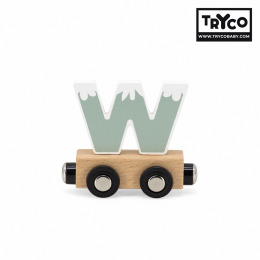 【Tryco】木製字母火車-字母W(單入)