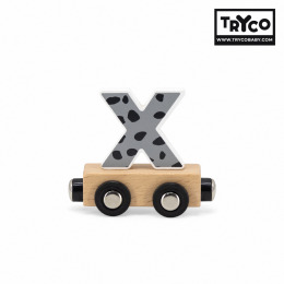 【Tryco】木製字母火車-字母X(單入)