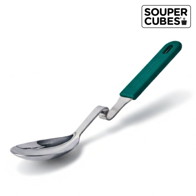 『新品預購-4月中下旬到貨』【Souper Cubes】不鏽鋼專利湯匙_霧松綠