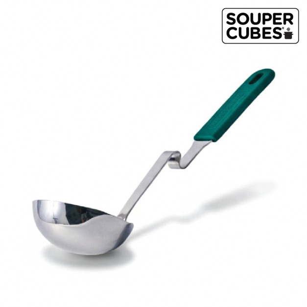 『新品預購-4月中下旬到貨』【Souper Cubes】不鏽鋼專利湯勺_霧松綠