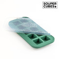 『新品預購-4月中下旬到貨』【Souper Cubes】多功能食品級矽膠保鮮盒10格_霧松綠(30ML/格)