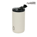 『新品預購-6月出貨』【runbott】 陶瓷隨行保溫杯350ml_奶油白