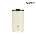 『新品預購-6月出貨』【runbott】 陶瓷隨行保溫杯350ml_奶油白_1