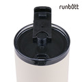 『新品預購-6月出貨』【runbott】 陶瓷隨行保溫杯350ml_奶油白_2