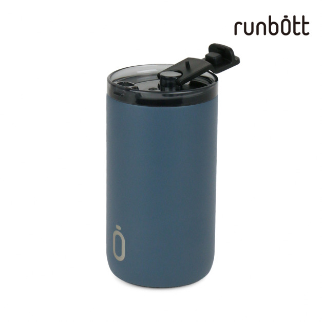 『新品預購-6月出貨』【runbott】 陶瓷隨行保溫杯350ml_海洋藍