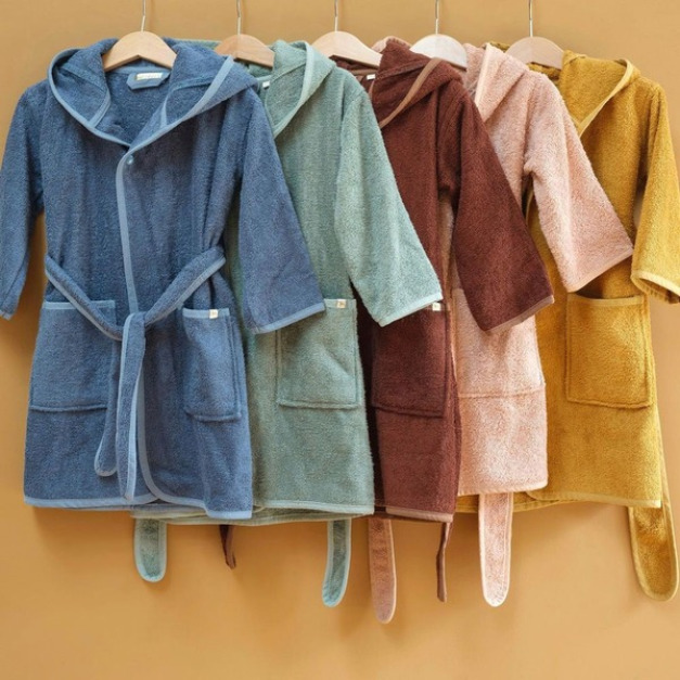 【Fabelab】竹纖維浴袍兒童款(2-7歲)-多款可選