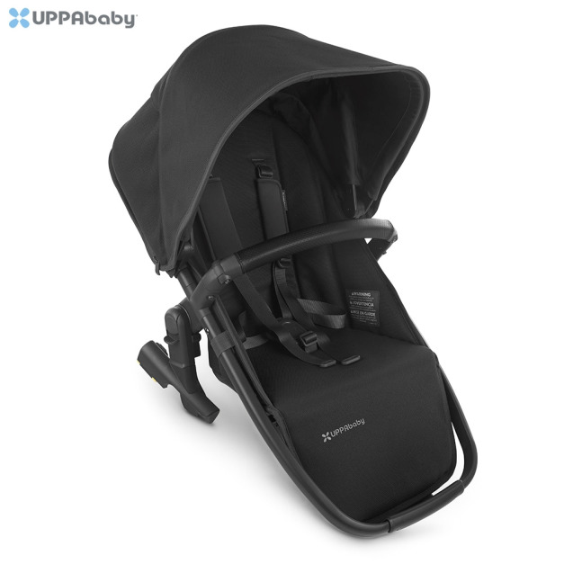 『福利品特賣會-無盒/瑕疵』【UPPAbaby】VISTA V2 摺疊座椅-黑色啞光34(內含:防蚊帳*1)