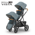 『展示品出清價-9成新』【UPPAbaby】VISTA V3王者之尊旗鑑推車-雙人推車(贈新生兒貼身坐墊*2+增高器*1+內含:防蚊帳*2+擋雨罩*1)_7