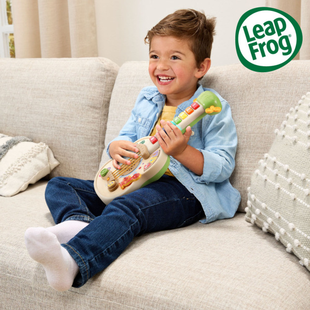 『福利品特賣會-盒損』【LeapFrog】彩色數數木吉他《限時限量搶購》