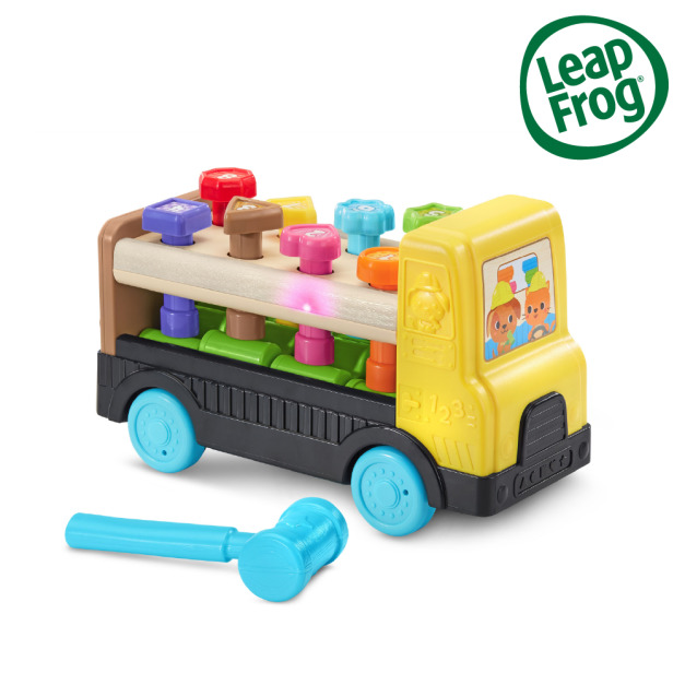 『福利品特賣會-盒損』【LeapFrog】木質敲敲卡車《限時限量搶購》