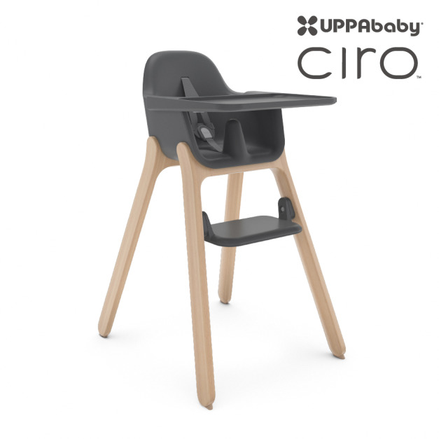 『福利品特賣會-瑕疵』【UPPAbaby】Ciro高腳餐椅_曜石黑