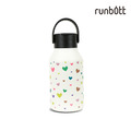 『福利品特賣會-瑕疪』【runbott】Mii 輕量陶瓷保溫瓶350ml_彩虹愛心《限時限量搶購》
