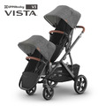『展示品出清價-9成新』【UPPAbaby】VISTA V3王者之尊旗鑑推車-雙人推車(贈新生兒貼身坐墊*2+增高器*1+內含:防蚊帳*2+擋雨罩*1)_9