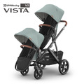 『展示品出清價-9成新』【UPPAbaby】VISTA V3王者之尊旗鑑推車-雙人推車(贈新生兒貼身坐墊*2+增高器*1+內含:防蚊帳*2+擋雨罩*1)_1