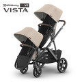 『展示品出清價-9成新』【UPPAbaby】VISTA V3王者之尊旗鑑推車-雙人推車(贈新生兒貼身坐墊*2+增高器*1+內含:防蚊帳*2+擋雨罩*1)_3