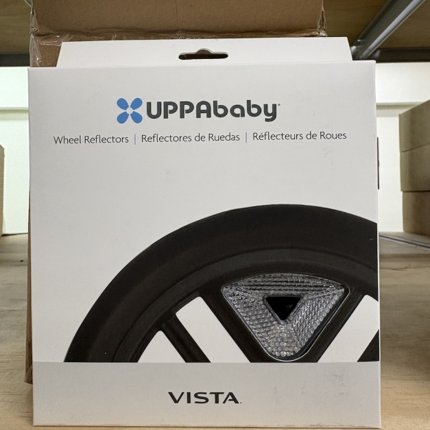 【嬰兒推車配件-樣品】車輪反光片( VISTA 2015+ /VISTA V2) (1組4片)