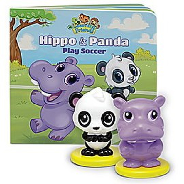 『福利品特賣會-盒損』【LeapFrog】歡樂幼稚園好朋友-熊貓和河馬《限時限量搶購》