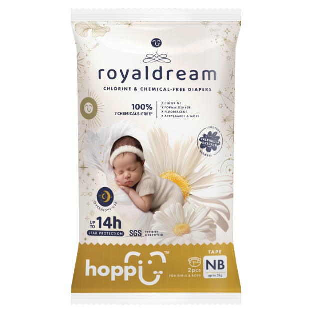 【新加坡 Hoppi】RoyalDream 皇家系列試用體驗包｜一份兩片(箱購請另選規格加價購)
