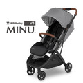 『展示品出清價-9成新』『贈擋雨罩+前扶手』【UPPAbaby】MINU V3魅力都會時尚推車(黑灰)