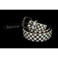 【 K 】Supreme PONY HAIR BELT 棋盤格 腰帶