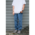 【K】Carhartt Tapered 經典皮標 工裝 牛仔長褲_7