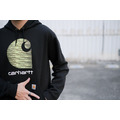【K】Carhartt Rain Defender® 防潑水 水波紋Logo 帽TEE 現貨_12