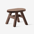原創設計/黑胡桃木-圓蛋凳 (HRD)