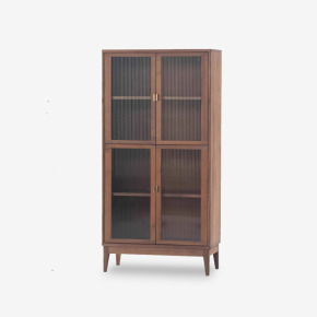 原創設計/黑胡桃木-青川大型儲物櫃 (QCLC)