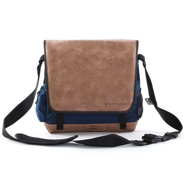 EVENaBAG 手工牛皮多功能包 藍色