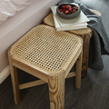 Tomood/土與木之間- Corner系列, H45實木藤編椅凳_2