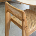Tomood/土與木之間- Corner系列, 手工實木籐編餐椅-台灣杉_2