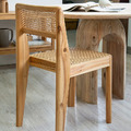Tomood/土與木之間- Corner系列, 手工實木籐編餐椅-台灣杉