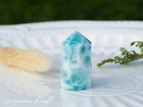 【拉利瑪石柱】金字塔八角柱 - 小