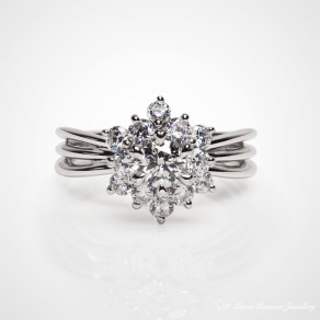 【捧花】鑽戒客製訂做 - 30分鑽戒