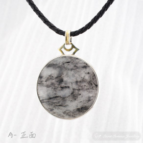 限量｜手作925純銀・烏雞翡翠項鍊｜獨一無二小眾設計質感男生飾品