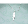 手工925純銀【雪貂項鍊Ferret cut silhouette Necklace】［謎夏 x DrBlackArt］ 嘿！我抓到你啦！- Pet Memorial Gift